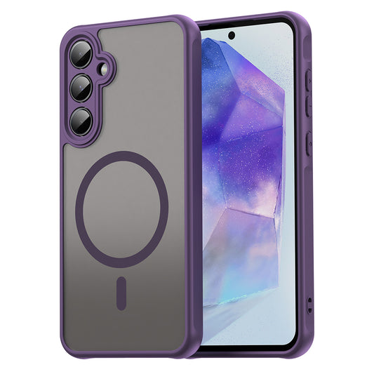 MagSafe futrola za Samsung Galaxy A55 5G A556, Techsuit, HaloFrost II, Ljubičasta