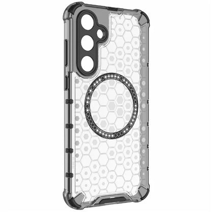 MagSafe futrola za Samsung Galaxy A55 5G A556, Techsuit, HoneyComb Shield, Bela