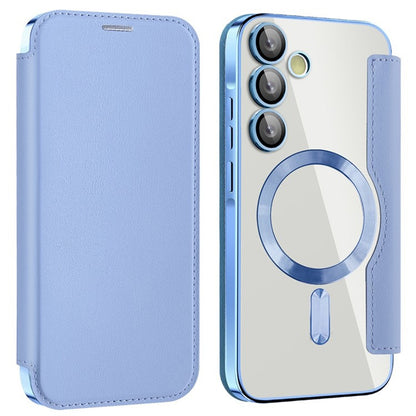 MagSafe futrola za Samsung Galaxy A55 5G A556, Techsuit, SmartMag Book, Plava