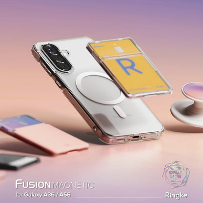 MagSafe futrola za Samsung Galaxy A56 A566 / A36 A366, Ringke, Fusion, Providna