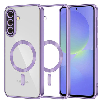 MagSafe futrola za Samsung Galaxy A56 A566 / A36 A366, Techsuit, Luxury Crystal, Svetlo Ljubičasta