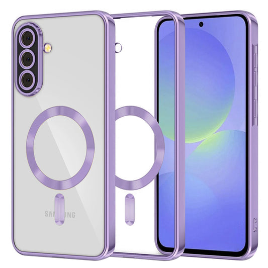 MagSafe futrola za Samsung Galaxy A56 A566 / A36 A366, Techsuit, Luxury Crystal, Svetlo Ljubičasta