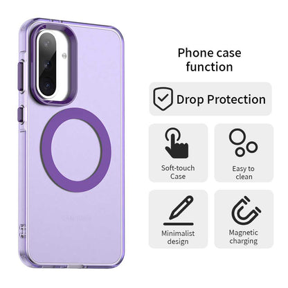 MagSafe futrola za Samsung Galaxy A56 A566, Techsuit, CandyCase, Ljubičasta