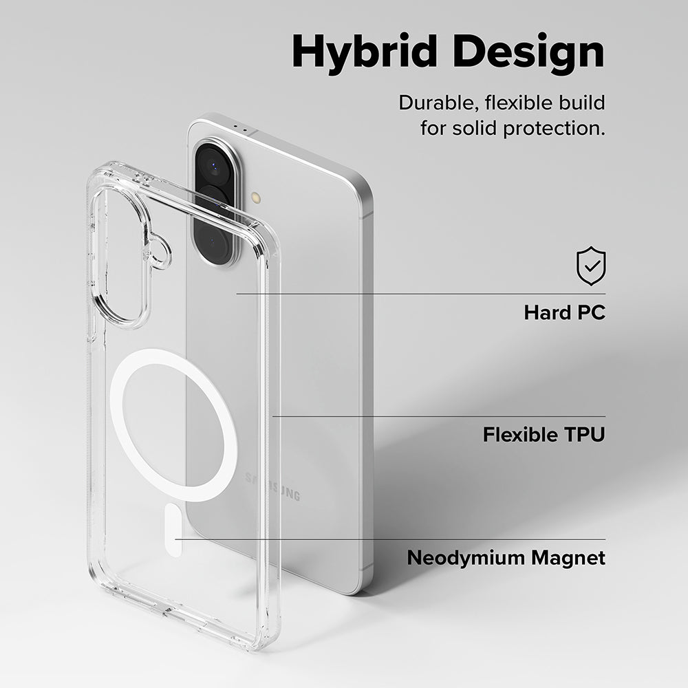 Futrola MagSafe za Samsung Galaxy A57 5G, Ringke, Fusion, Providna