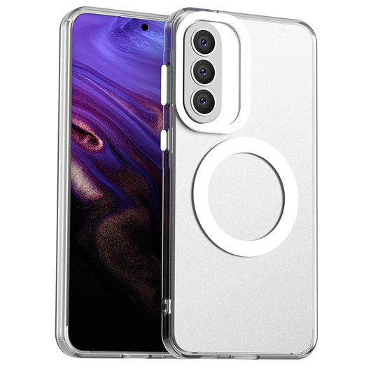 Futrola MagSafe za Samsung Galaxy A57 5G, Techsuit, CandyCase, Bela