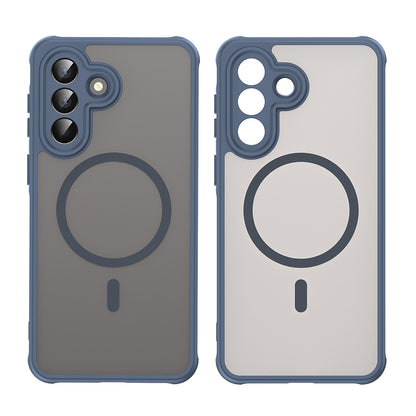 Futrola MagSafe za Samsung Galaxy A57 5G, Techsuit, HaloFrost II, Tamnoplava