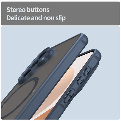 Futrola MagSafe za Samsung Galaxy A57 5G, Techsuit, HaloFrost II, Tamnoplava