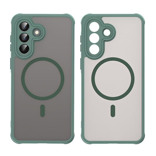 Futrola MagSafe za Samsung Galaxy A57 5G, Techsuit, HaloFrost II, Zelena