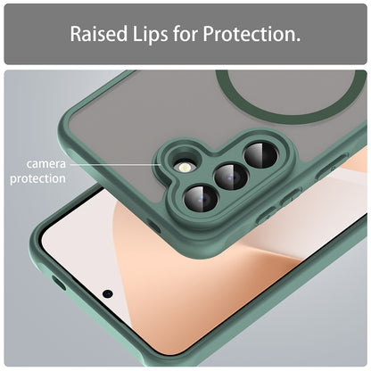 Futrola MagSafe za Samsung Galaxy A57 5G, Techsuit, HaloFrost II, Zelena