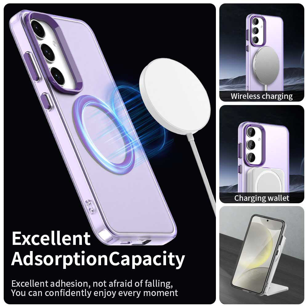 MagSafe futrola za Samsung Galaxy S23 FE S711, Techsuit, CandyCase, Ljubičasta