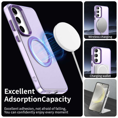 MagSafe futrola za Samsung Galaxy S23 FE S711, Techsuit, CandyCase, Ljubičasta