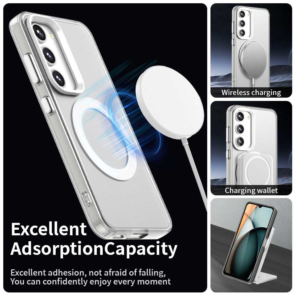 MagSafe futrola za Samsung Galaxy S23+ S916, Techsuit, CandyCase, Bela