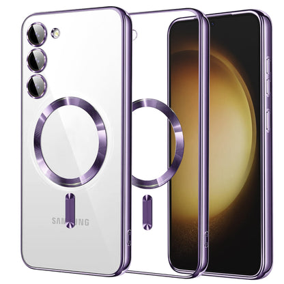 MagSafe futrola za Samsung Galaxy S23+ S916, Techsuit, Luxury Crystal, Svetlo Ljubičasta