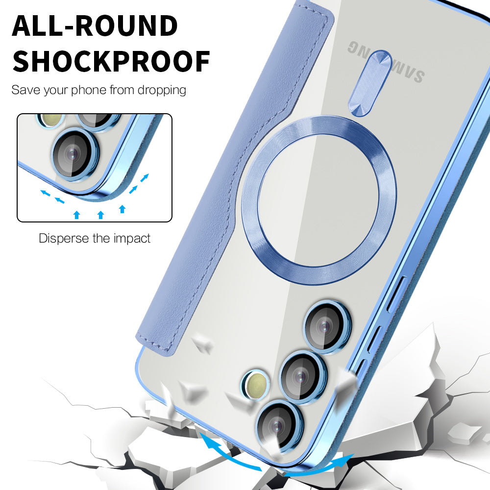 MagSafe futrola za Samsung Galaxy S23+ S916, Techsuit, SmartMag Book, Plava