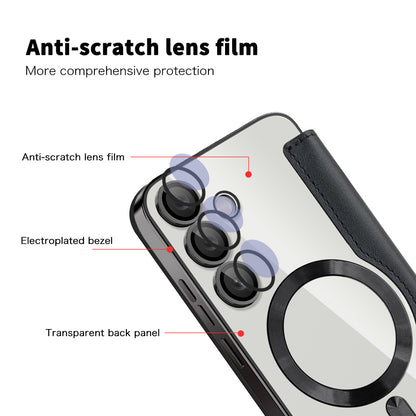 MagSafe futrola za Samsung Galaxy S23+ S916, Techsuit, SmartMag Book, Crna