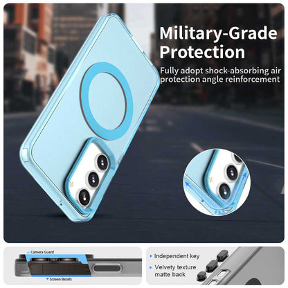 MagSafe futrola za Samsung Galaxy S23 S911, Techsuit, CandyCase, Plava
