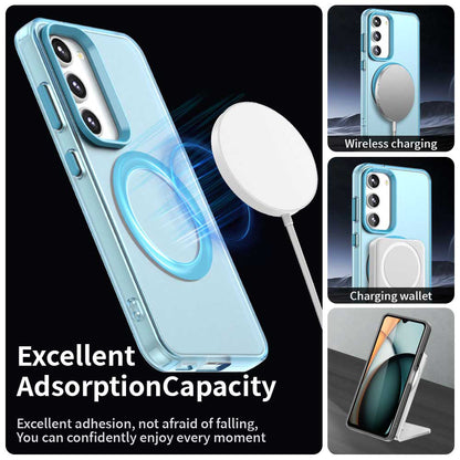 MagSafe futrola za Samsung Galaxy S23 S911, Techsuit, CandyCase, Plava