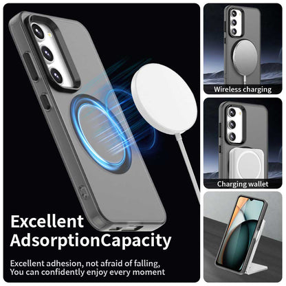 MagSafe futrola za Samsung Galaxy S23 S911, Techsuit, CandyCase, Crna