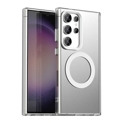 MagSafe futrola za Samsung Galaxy S23 Ultra S918, Techsuit, CandyCase, Bela
