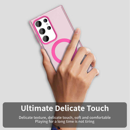 MagSafe futrola za Samsung Galaxy S23 Ultra S918, Techsuit, CandyCase, Roze