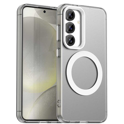 MagSafe futrola za Samsung Galaxy S24 FE S721, Techsuit, CandyCase, Bela