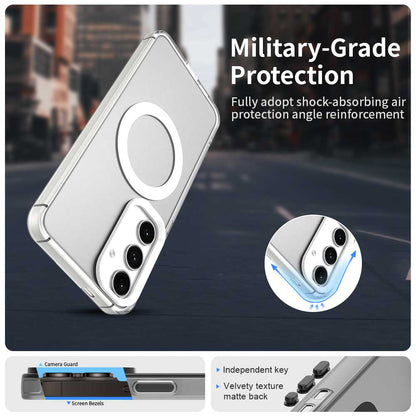 MagSafe futrola za Samsung Galaxy S24 FE S721, Techsuit, CandyCase, Bela
