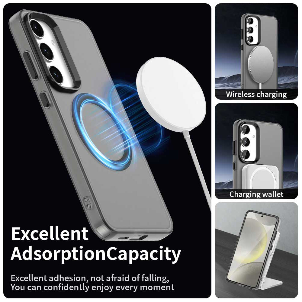 MagSafe futrola za Samsung Galaxy S24 FE S721, Techsuit, CandyCase, Crna