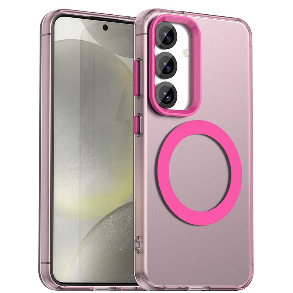 MagSafe futrola za Samsung Galaxy S24 FE S721, Techsuit, CandyCase, Roze