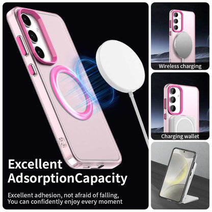 MagSafe futrola za Samsung Galaxy S24 FE S721, Techsuit, CandyCase, Roze