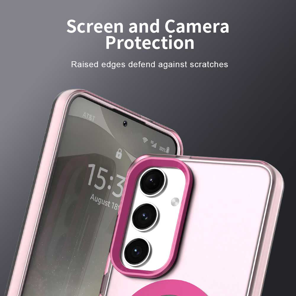 MagSafe futrola za Samsung Galaxy S24 FE S721, Techsuit, CandyCase, Roze