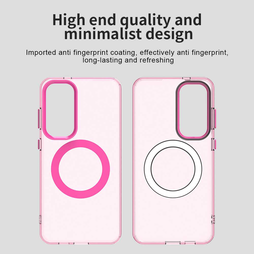 MagSafe futrola za Samsung Galaxy S24 FE S721, Techsuit, CandyCase, Roze