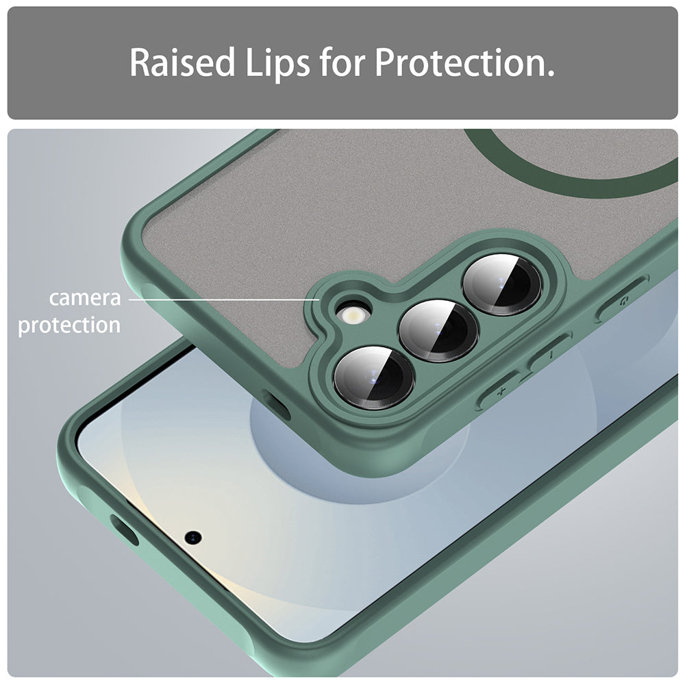 MagSafe futrola za Samsung Galaxy S24+ S926, Techsuit, HaloFrost II, Zelena