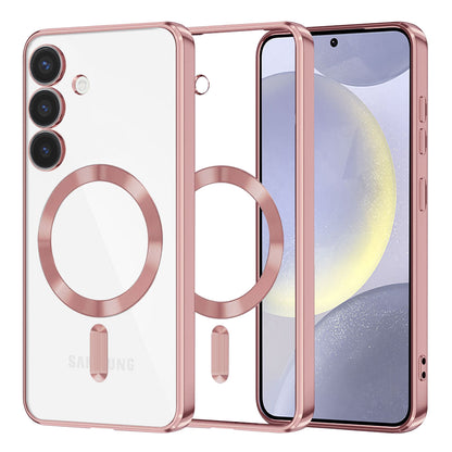 MagSafe futrola za Samsung Galaxy S24+ S926, Techsuit, Luxury Crystal, Roze