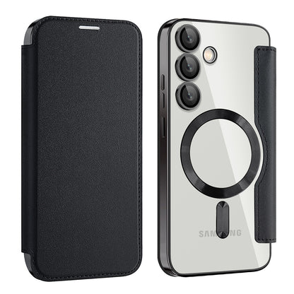 MagSafe futrola za Samsung Galaxy S24+ S926, Techsuit, SmartMag Book, Crna