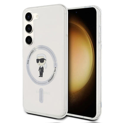 Futrola MagSafe za Samsung Galaxy S24 S921, Karl Lagerfeld, IML Ikonik Karl, Providna