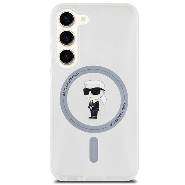 Futrola MagSafe za Samsung Galaxy S24 S921, Karl Lagerfeld, IML Ikonik Karl, Providna