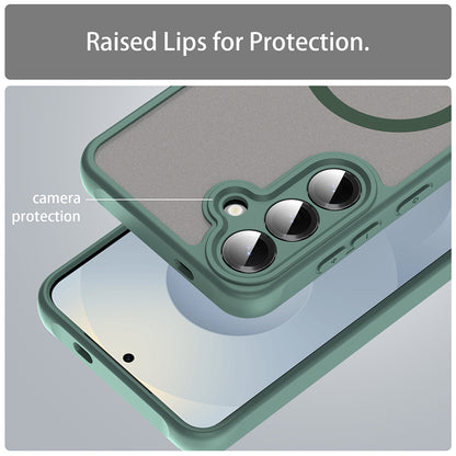 MagSafe futrola za Samsung Galaxy S24 S921, Techsuit, HaloFrost II, Zelena