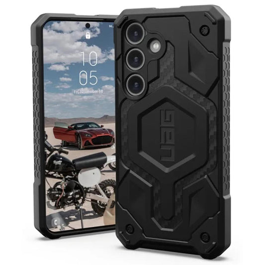 MagSafe futrola za Samsung Galaxy S24 S921, Urban Armor Gear, Monarch Pro Carbon, Crna