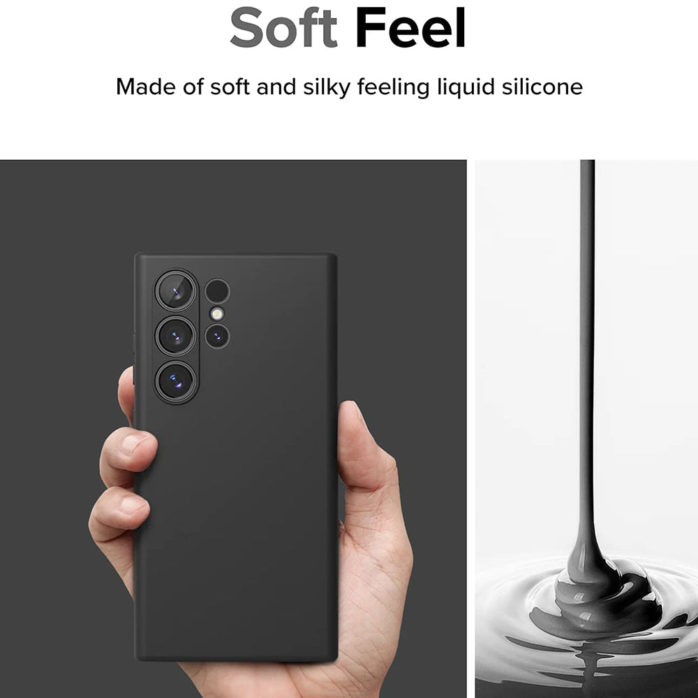MagSafe futrola za Samsung Galaxy S24 Ultra S928, Ringke, Silikonska, Krem