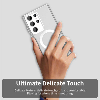 MagSafe futrola za Samsung Galaxy S24 Ultra S928, Techsuit, CandyCase, Bela