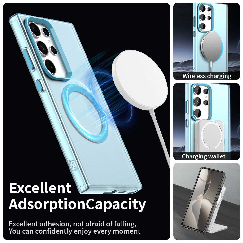 MagSafe futrola za Samsung Galaxy S24 Ultra S928, Techsuit, CandyCase, Plava