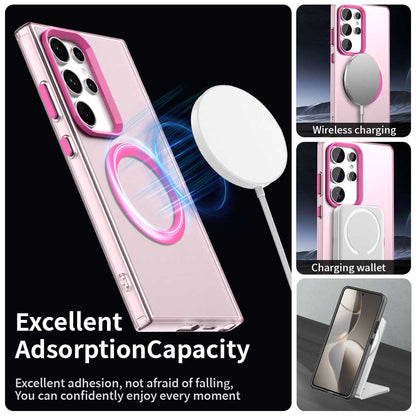 MagSafe futrola za Samsung Galaxy S24 Ultra S928, Techsuit, CandyCase, Roze