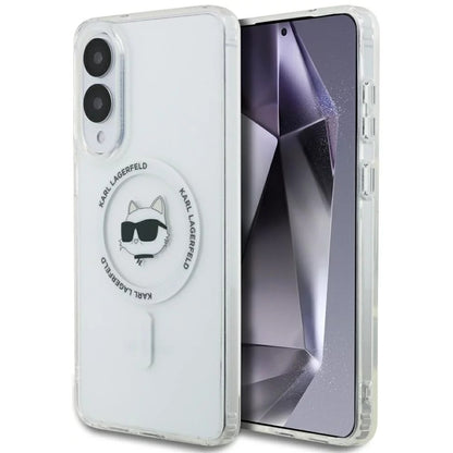 Futrola MagSafe za Samsung Galaxy S25 Edge S937, Karl Lagerfeld, IML Choupette's Head, Bela