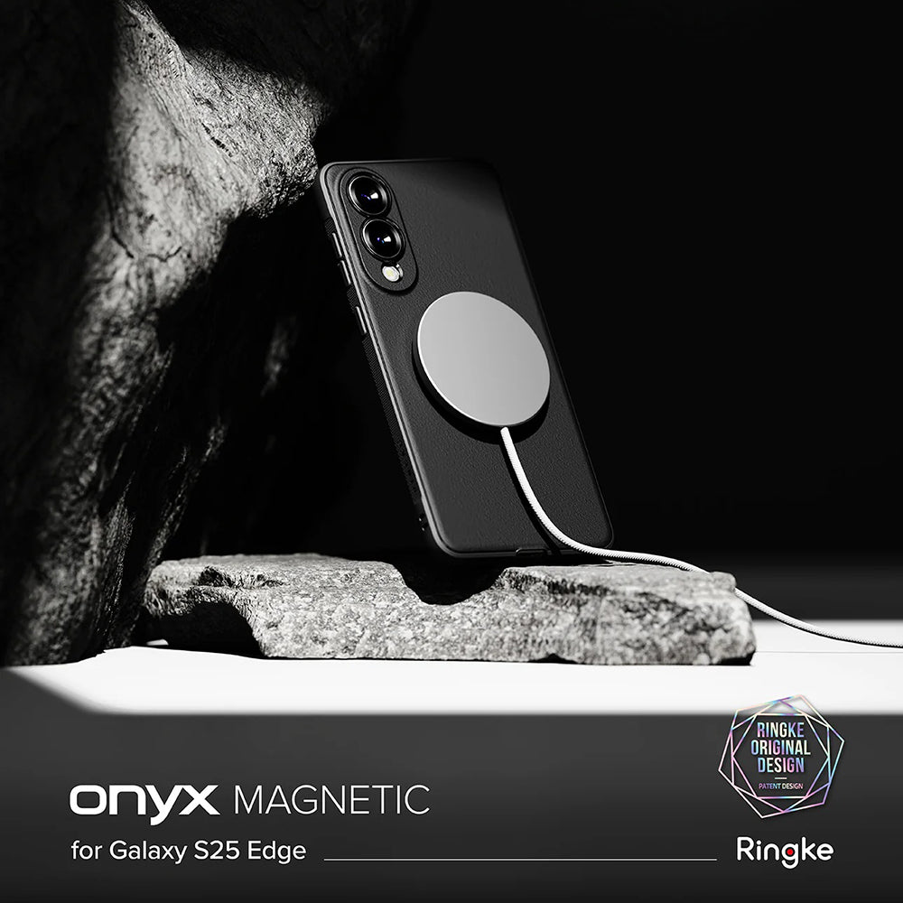 MagSafe futrola za Samsung Galaxy S25 Edge S937, Ringke, Onyx, Crna