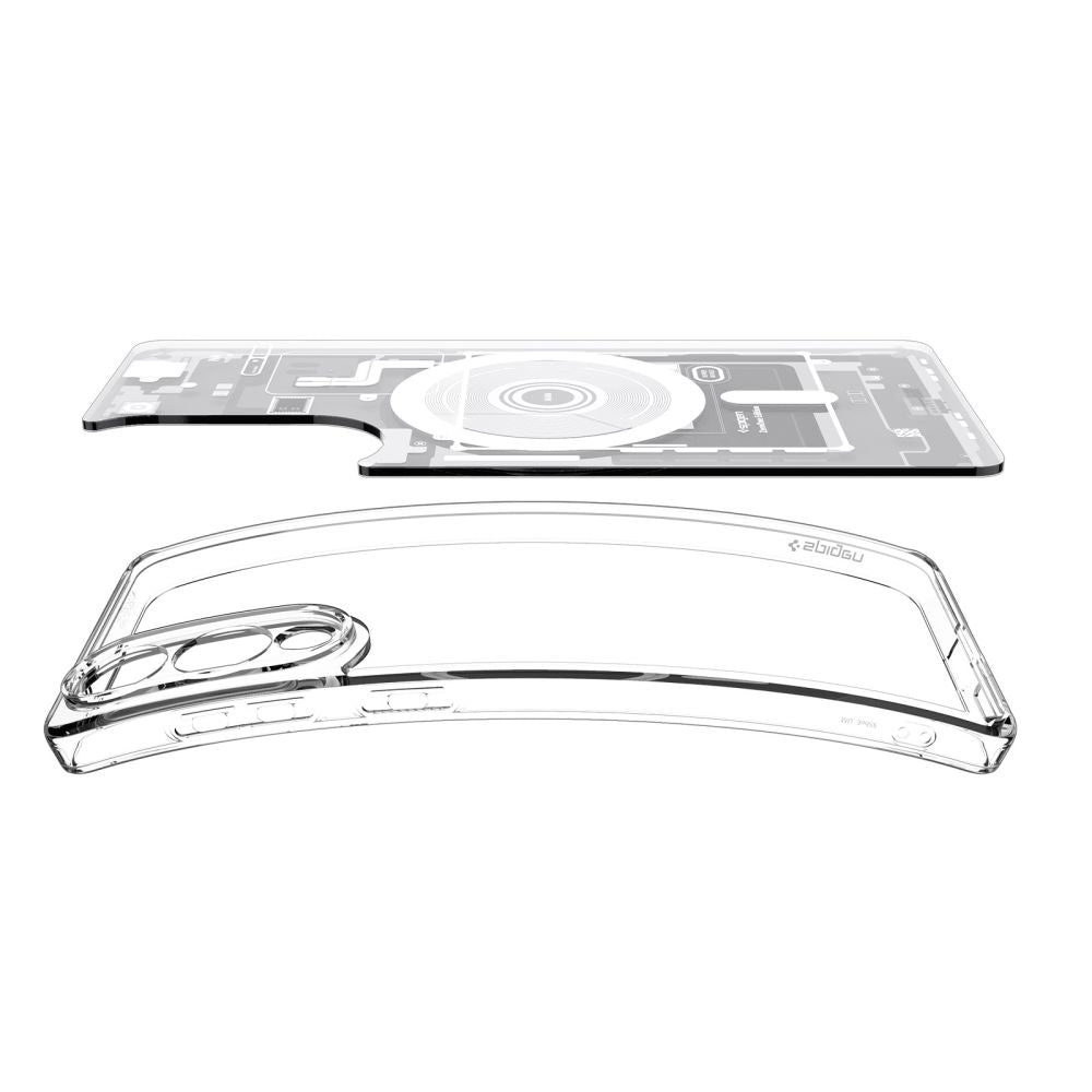 Futrola MagSafe za Samsung Galaxy S25 Edge S937, Spigen, Ultra Hybrid Zero One, Bela ACS09417
