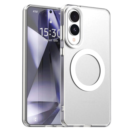 MagSafe futrola za Samsung Galaxy S25 Edge S937, Techsuit, CandyCase, Bela