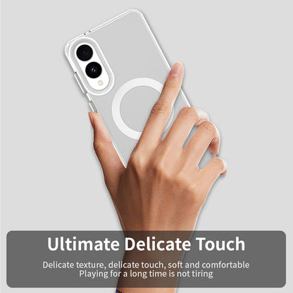 MagSafe futrola za Samsung Galaxy S25 Edge S937, Techsuit, CandyCase, Bela