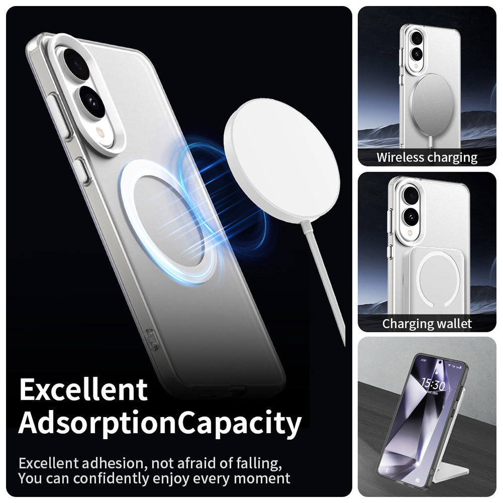 MagSafe futrola za Samsung Galaxy S25 Edge S937, Techsuit, CandyCase, Bela