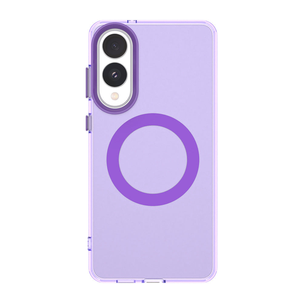 MagSafe futrola za Samsung Galaxy S25 Edge S937, Techsuit, CandyCase, Ljubičasta