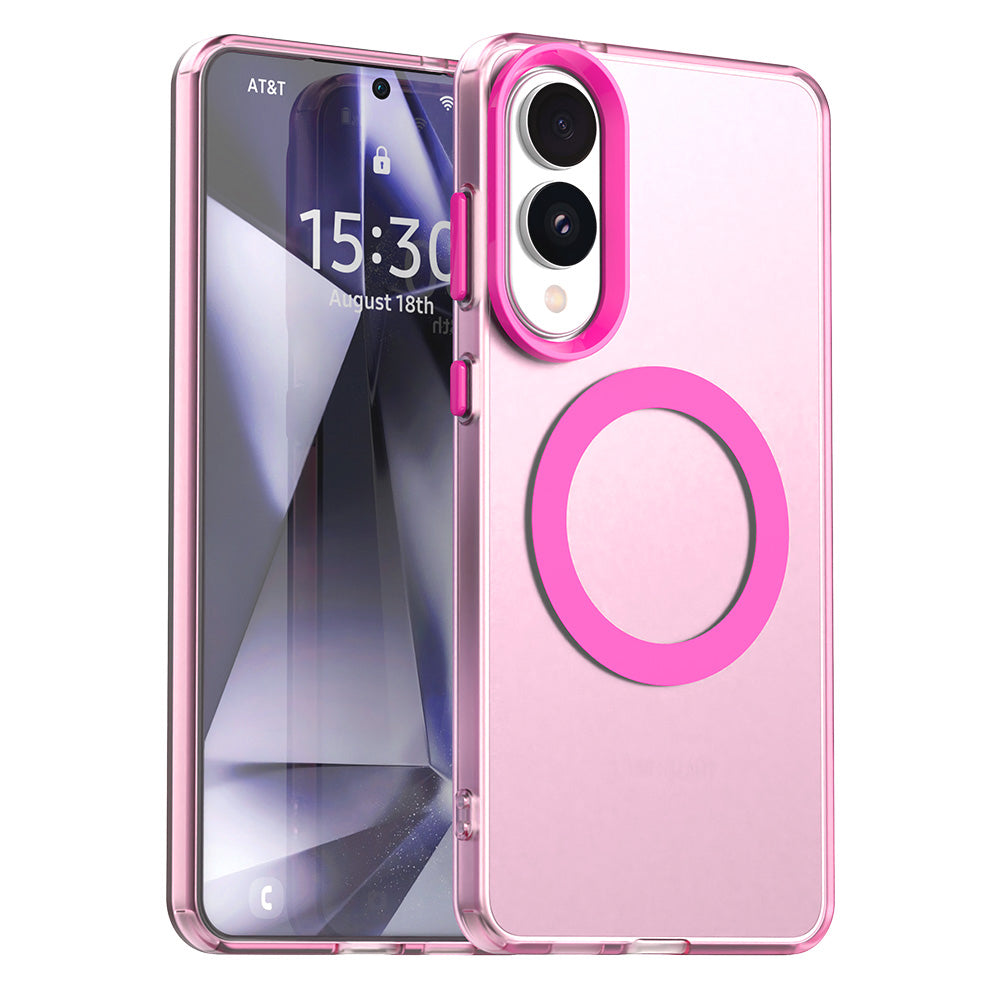 MagSafe futrola za Samsung Galaxy S25 Edge S937, Techsuit, CandyCase, Roze
